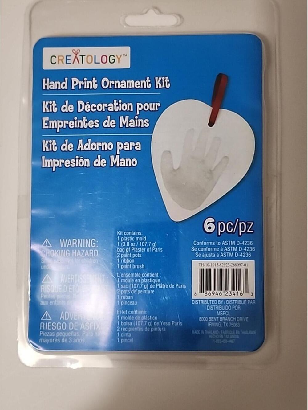 Creatology Ornament Craft Kids Handprint Kit